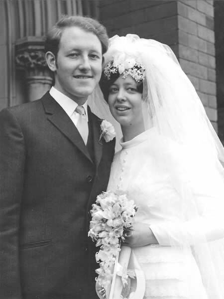 Keith and Mary wedding - 1971 04 12