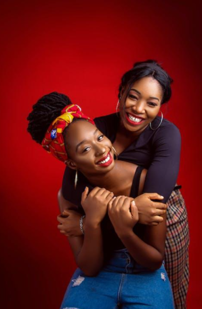 Picture of a teenage girl and her mother hugging.